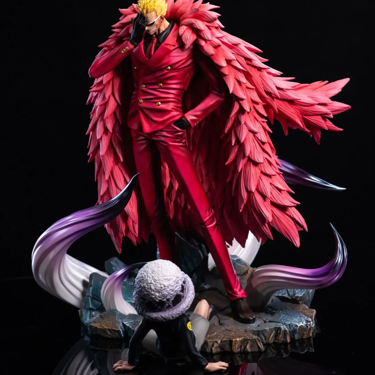 AS - Doflamingo (Deluxe with Kid Law) AS - Doflamingo (Deluxe with Kid Law) | resin statue Donquixote Doflamingo Statue,