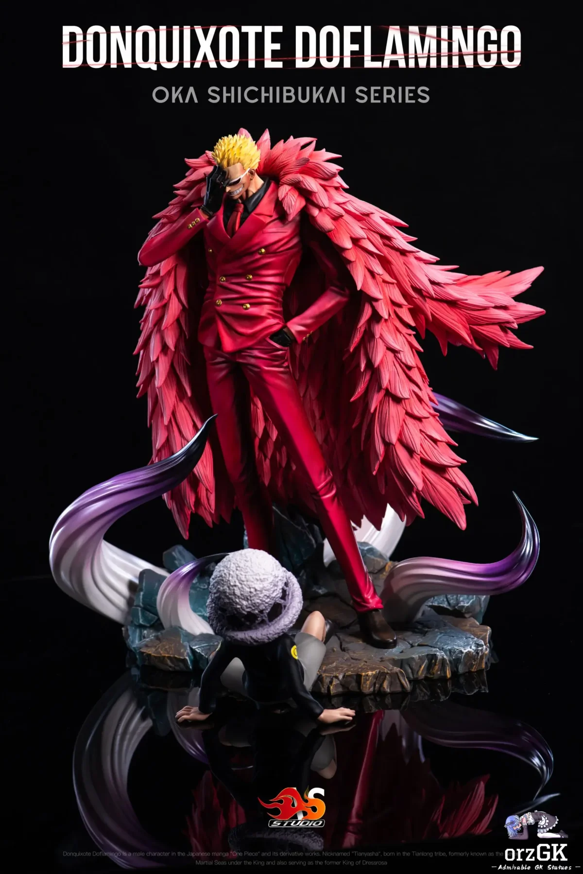 AS - Doflamingo (Deluxe with Kid Law) AS - Doflamingo (Deluxe with Kid Law) | resin statue Donquixote Doflamingo Statue,