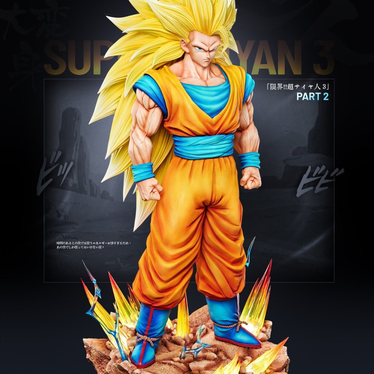 Infinite - SSJ3 Goku 1/6 Infinite - SSJ3 Goku Statue 1/6 | resin statue