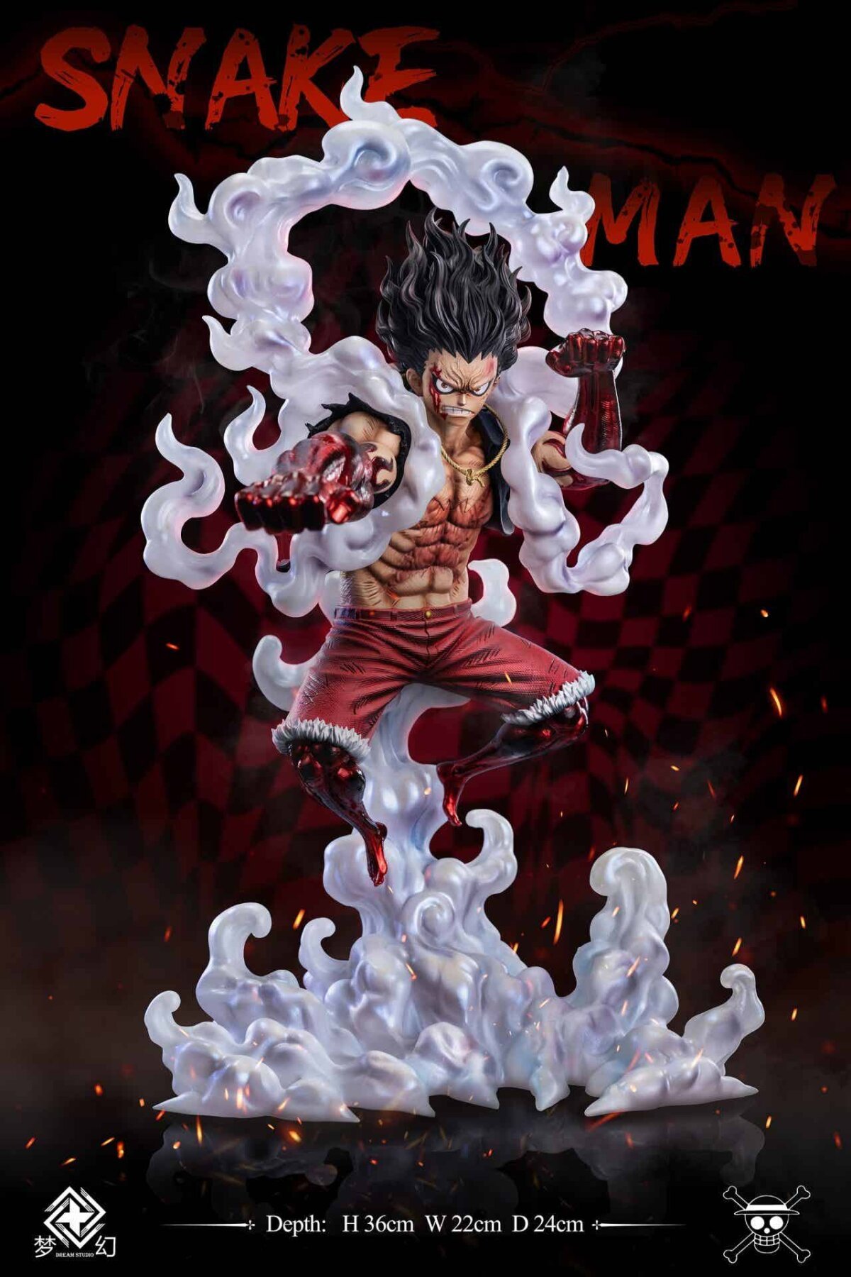 Dream - Luffy Gear 4 "Snakeman" Dream - Luffy Gear 4 "Snakeman" | anime collectible Luffy Snakeman Statue POP