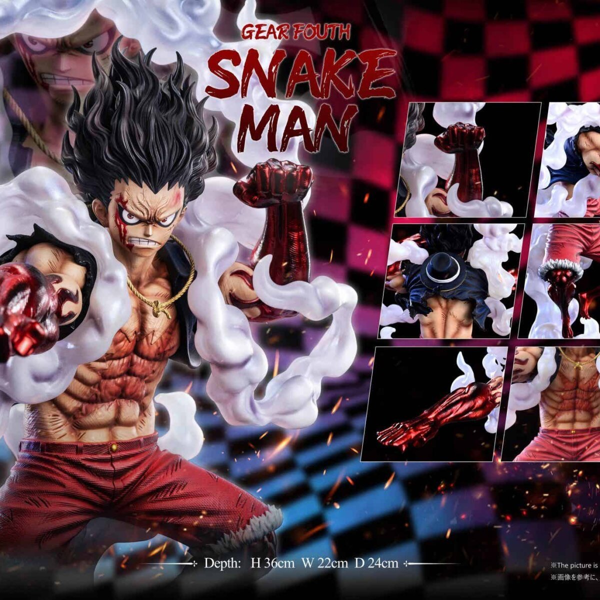 Dream - Luffy Gear 4 "Snakeman" Dream - Luffy Gear 4 "Snakeman" | resin statue