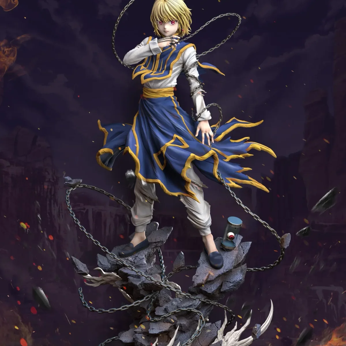 Hunter Fan - Kurapika (Chain Jail) 1/6 Hunter Fan - Kurapika (Chain Jail) 1/6 | resin statue