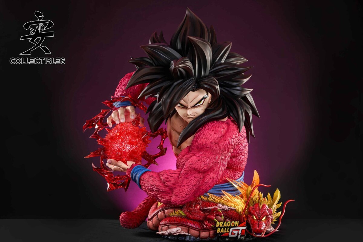 KD - Life Size SSJ4 Goku Bust | anime collectible