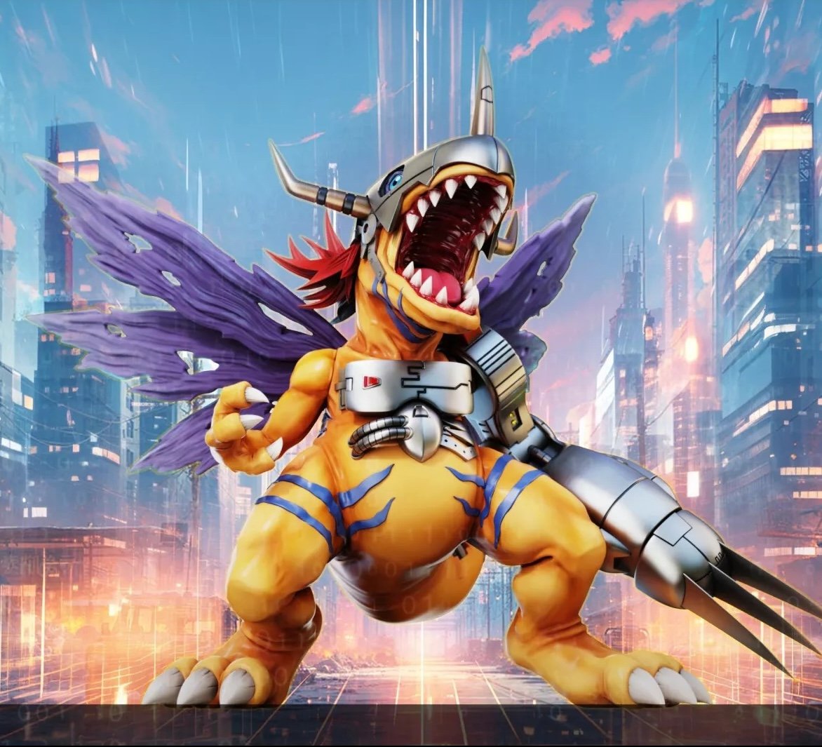 MINE - MetalGreymon MINE - MetalGreymon Statue resin| anime collectible