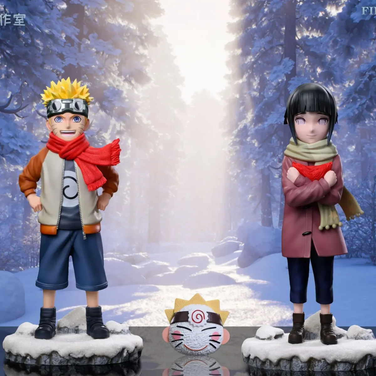 Ming Bao - Childhood Naruto & Hinata Statue 1/6 Set Ming Bao - Childhood Naruto and Hinata Statue 1/6 Set | anime figure