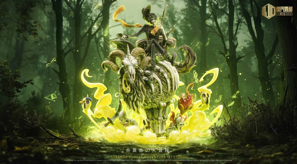 MJ - One Piece Brook MJ - One Piece Brook | resin statue Brook Strange Forest Adventure Statue