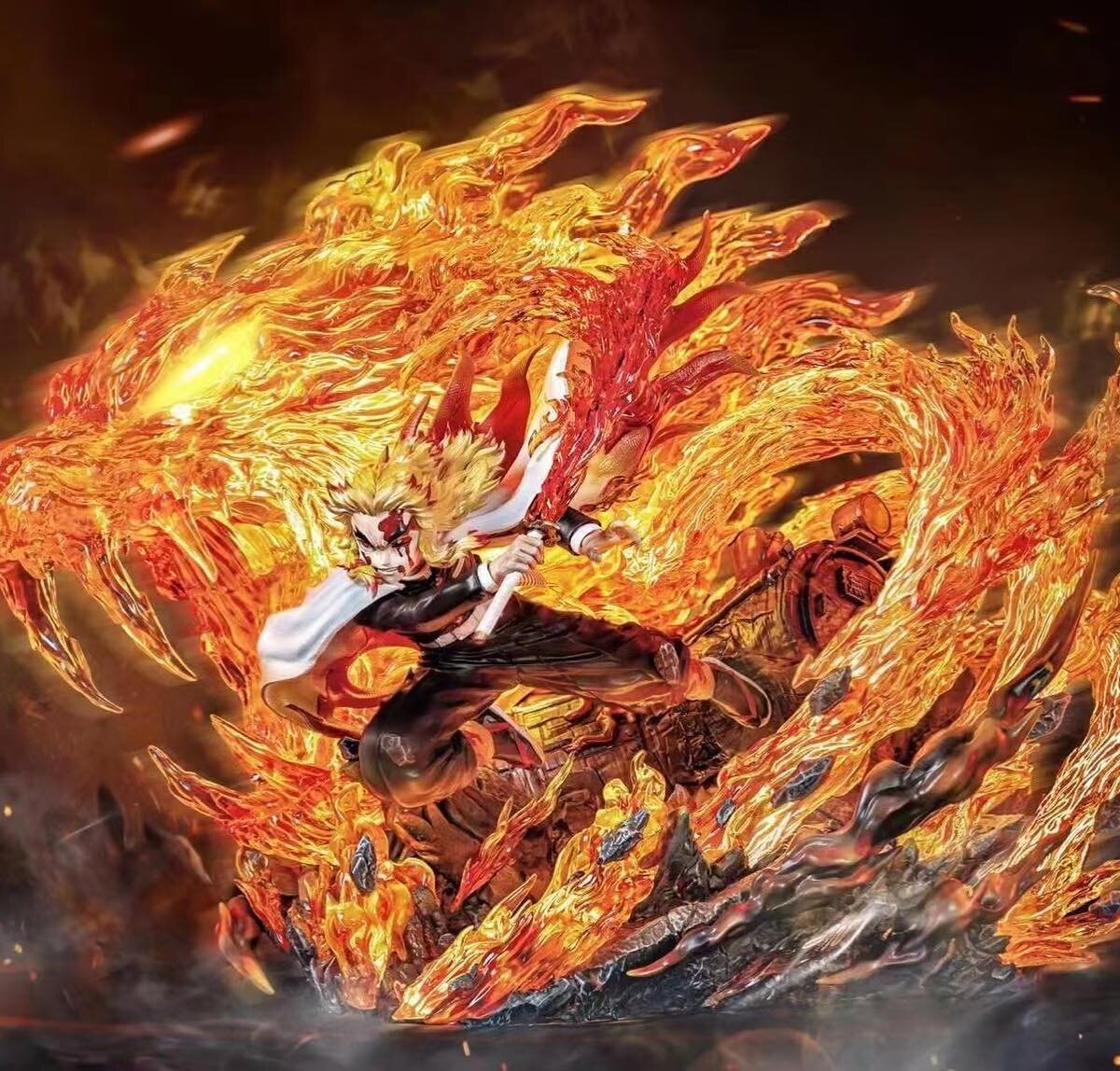 Fantasy - Kyojuro Rengoku 1/6 EX | anime figure - Kyojuro Rengoku Statue 1/6