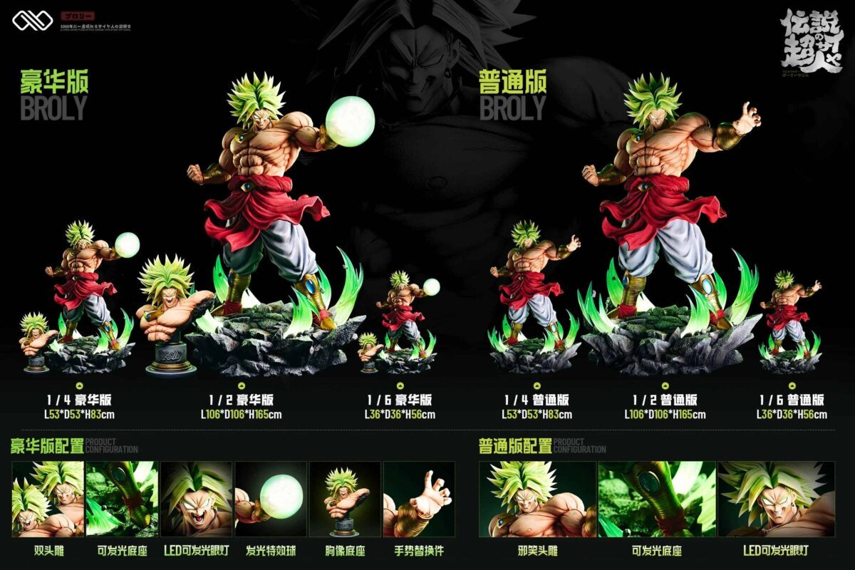 Infinite - LSSJ Broly Statue 1/6 Infinite - LSSJ Broly Statue 1/6 | anime collectible