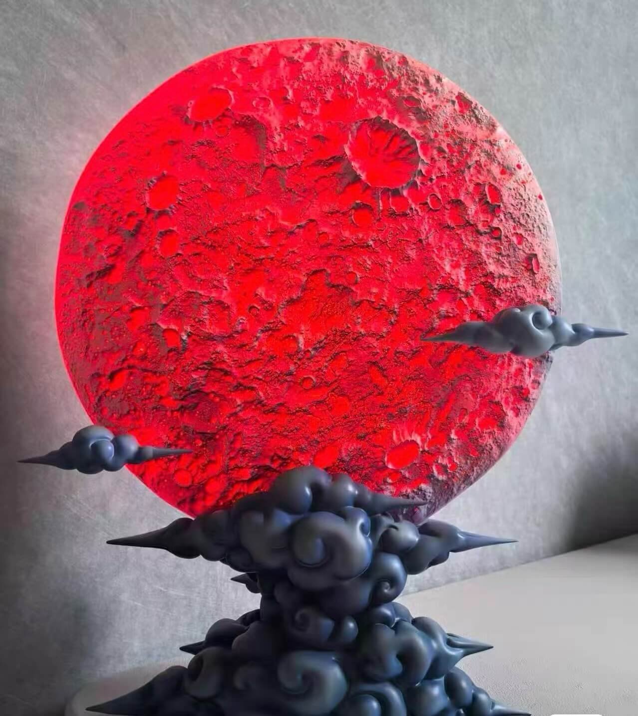 Universal Moon Universal Moon Diorama Backdrop With LED | Resin Amigo