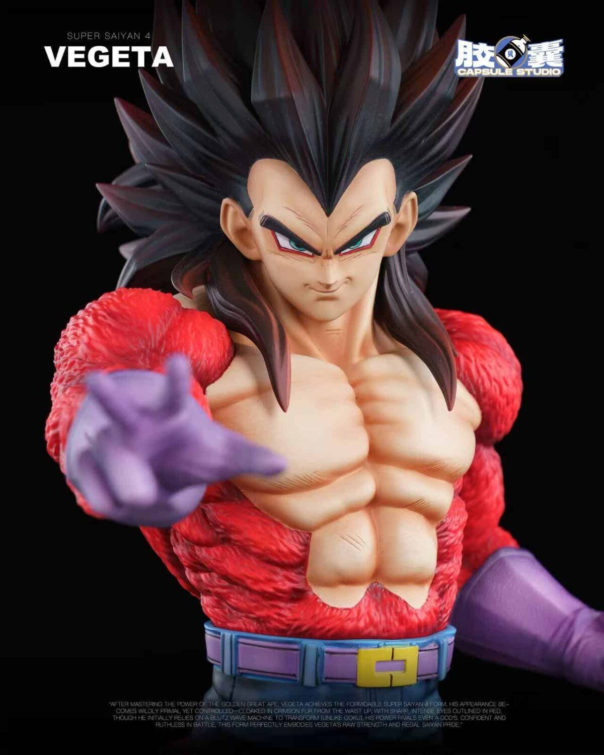 Capsule Studio - SSJ4 Vegeta Capsule Studio - SSJ4 Vegeta | resin statue