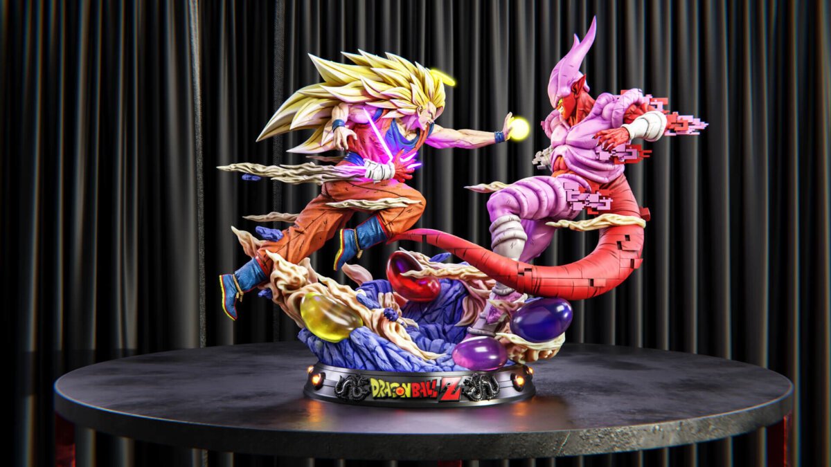 KDC - SSJ3 Goku vs Janemba 1/4 KDC - SSJ3 Goku vs Janemba 1/4 | resin statue