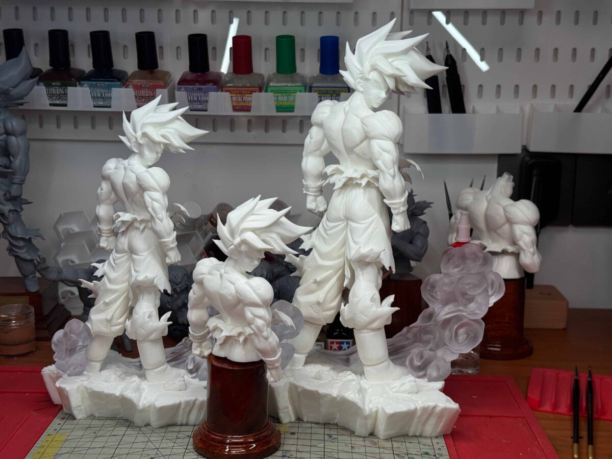 C3 Studio - SSJ Goku Unpainted C3 Studio - SSJ Goku Unpainted | anime figure