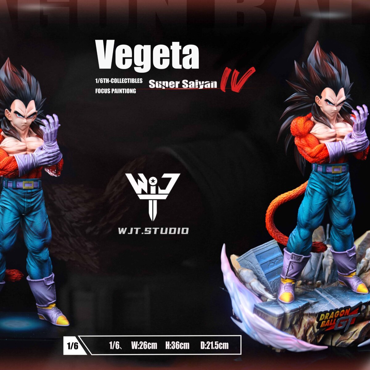 WJT Studio - Vegeta SSJ4 | anime collectible