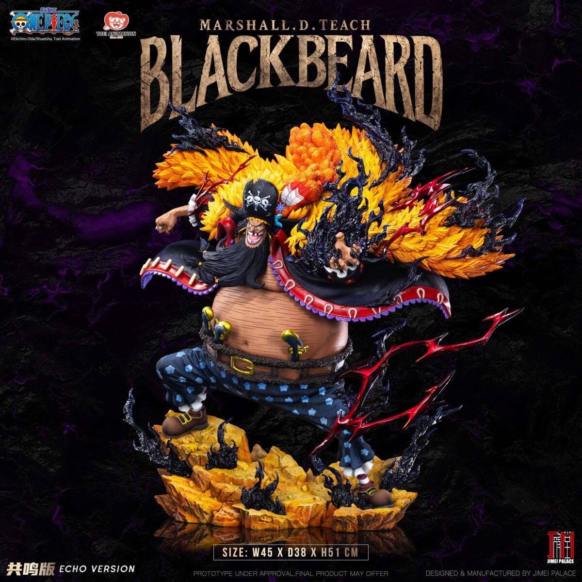 JIMEI PALACE - BLACKBEARD 1/6 Lincensed | anime collectible