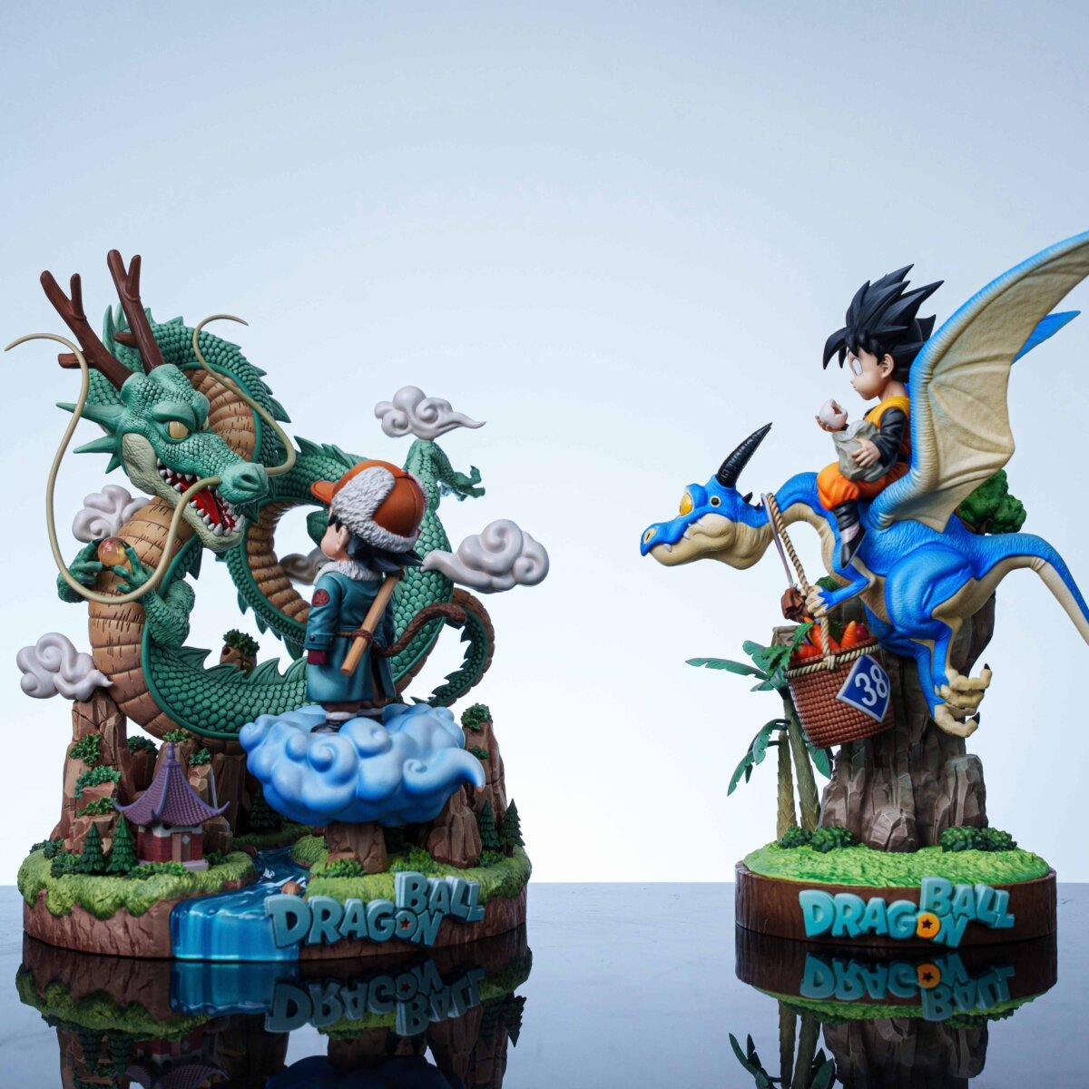 SO Studio - Kid Goku & Shenron | resin statue