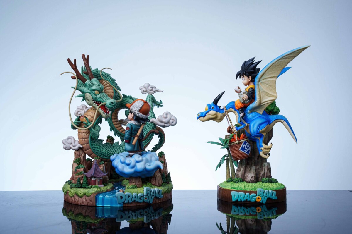 SO Studio - Kid Goku & Shenron | resin statue